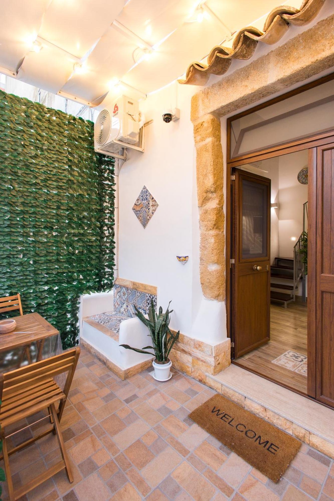 Villa Centro Storico Sciacca - Casa Di Pisa Cortile Termine Exterior foto