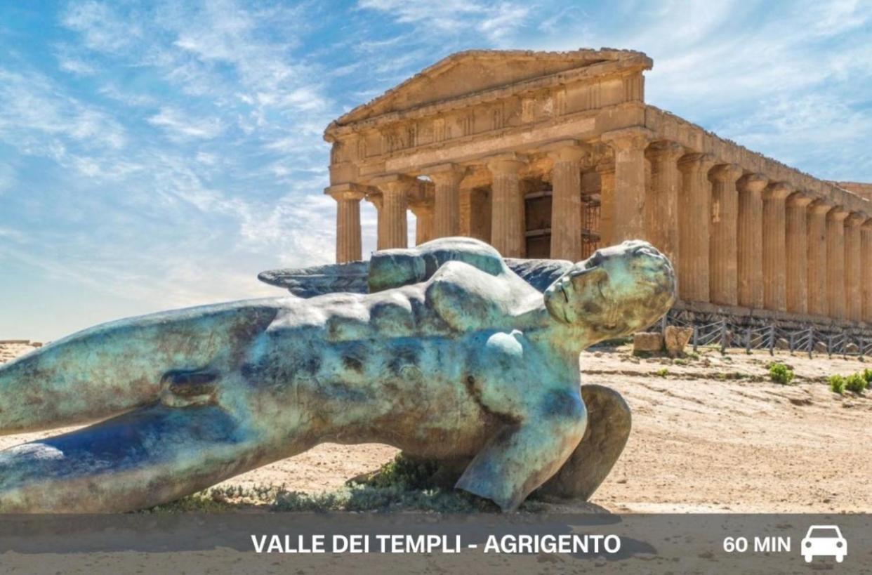 Villa Centro Storico Sciacca - Casa Di Pisa Cortile Termine Exterior foto